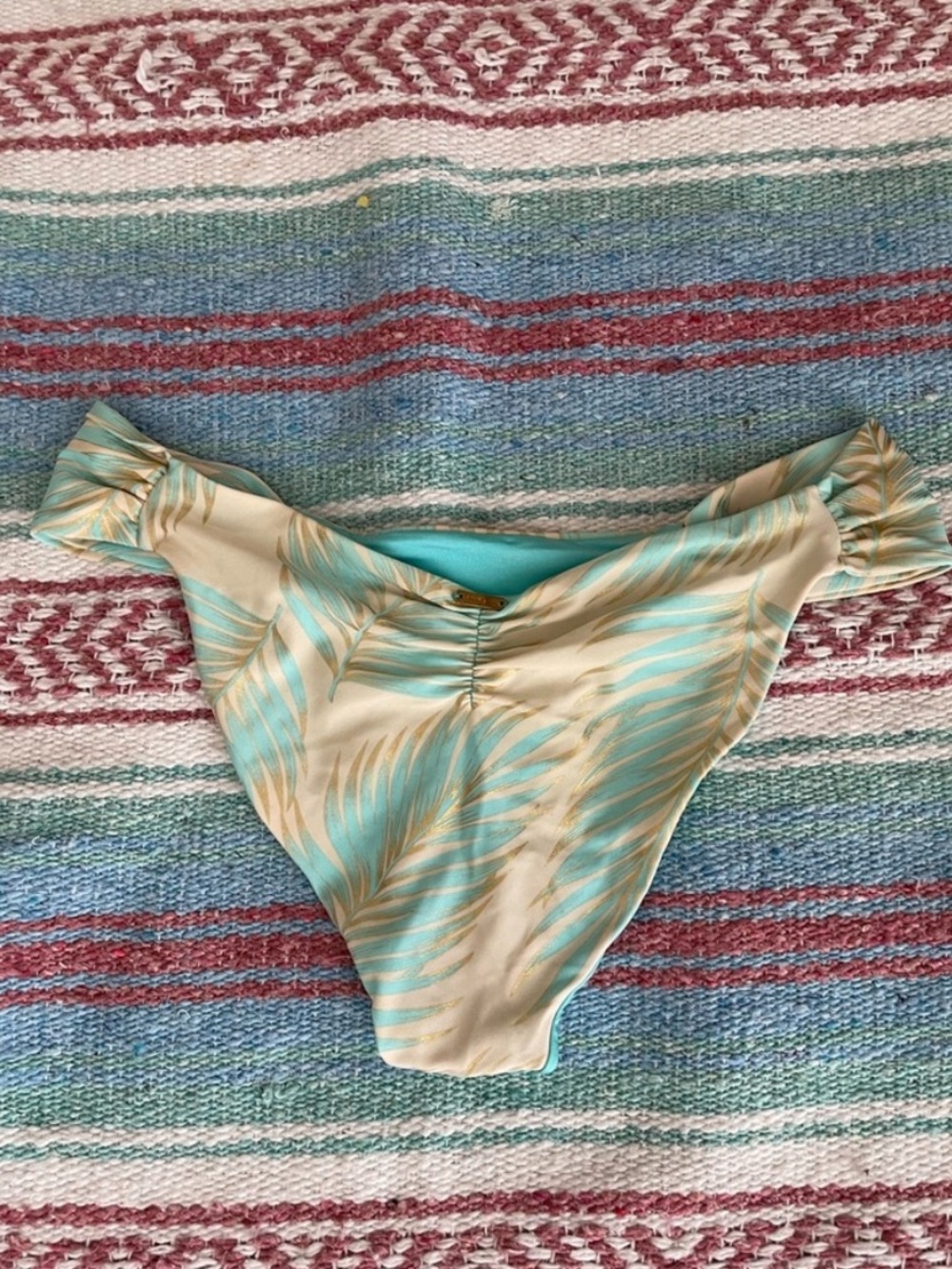 Beach Bunny Aqua Palm Bikini M/L - Picture 10 of 12